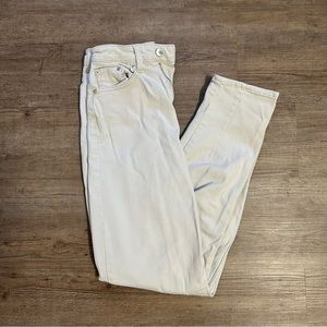 Tan High Rise Mom Jeans